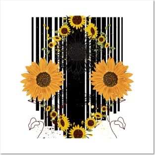 Little Aesthetic Sunflower Posters and Art